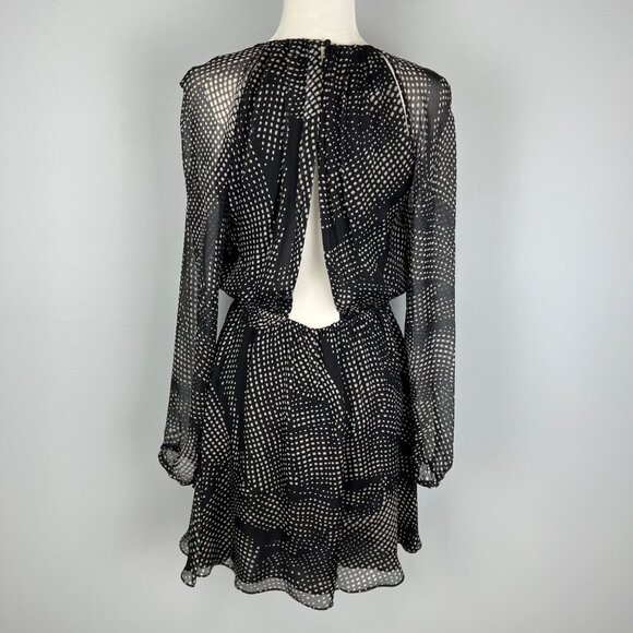 Thakoon Addition Womens Cosmic Open Back Dress Black Multi Silk Geometric size 4 - Picture 10 of 16
